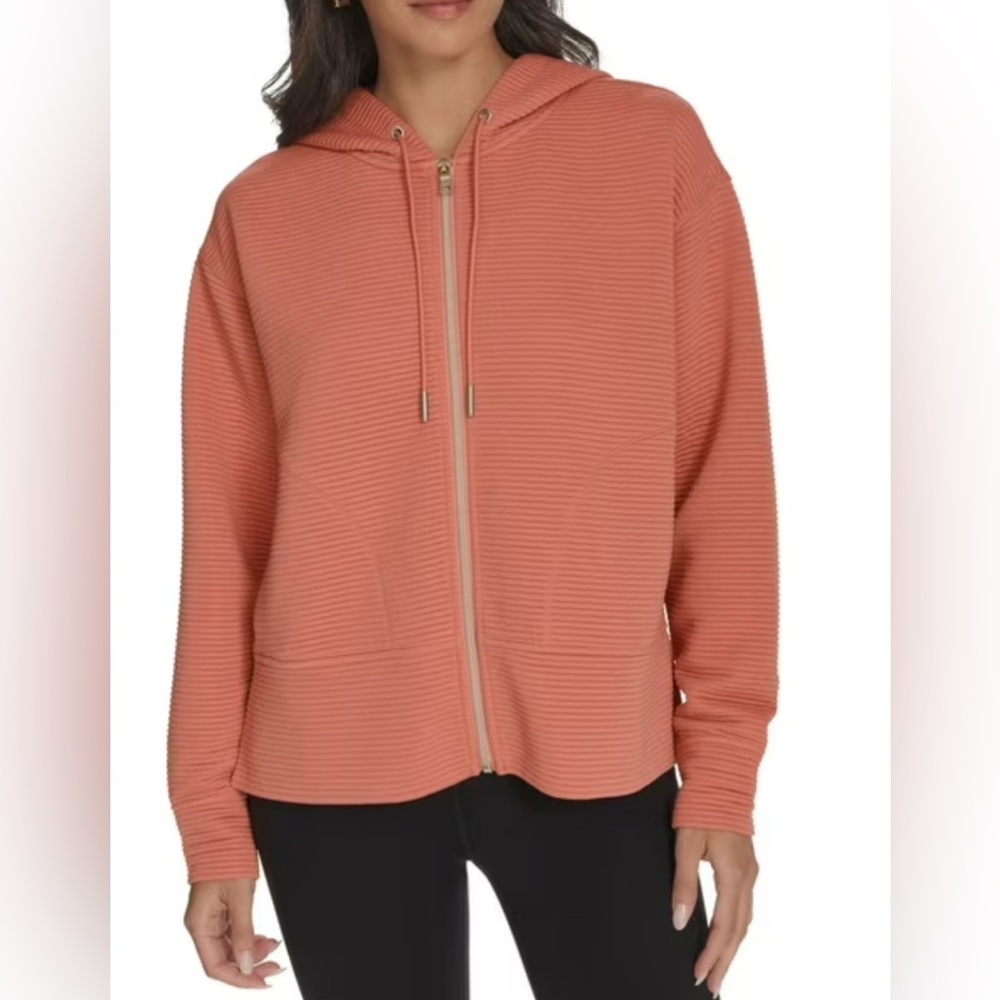 ✨ DKNY Tech Ottoman Zip Hoodie Jacket ✨